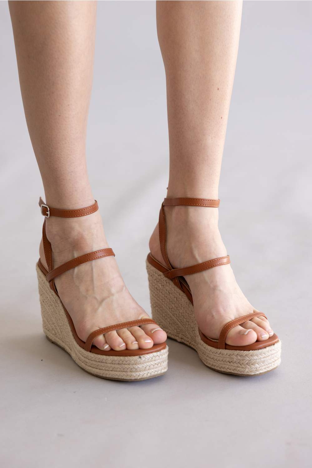 Berness Rosie Espadrille Wedges Camel
