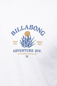 Billabong A/Div Agave Premium T-Shirt for Men in Off White