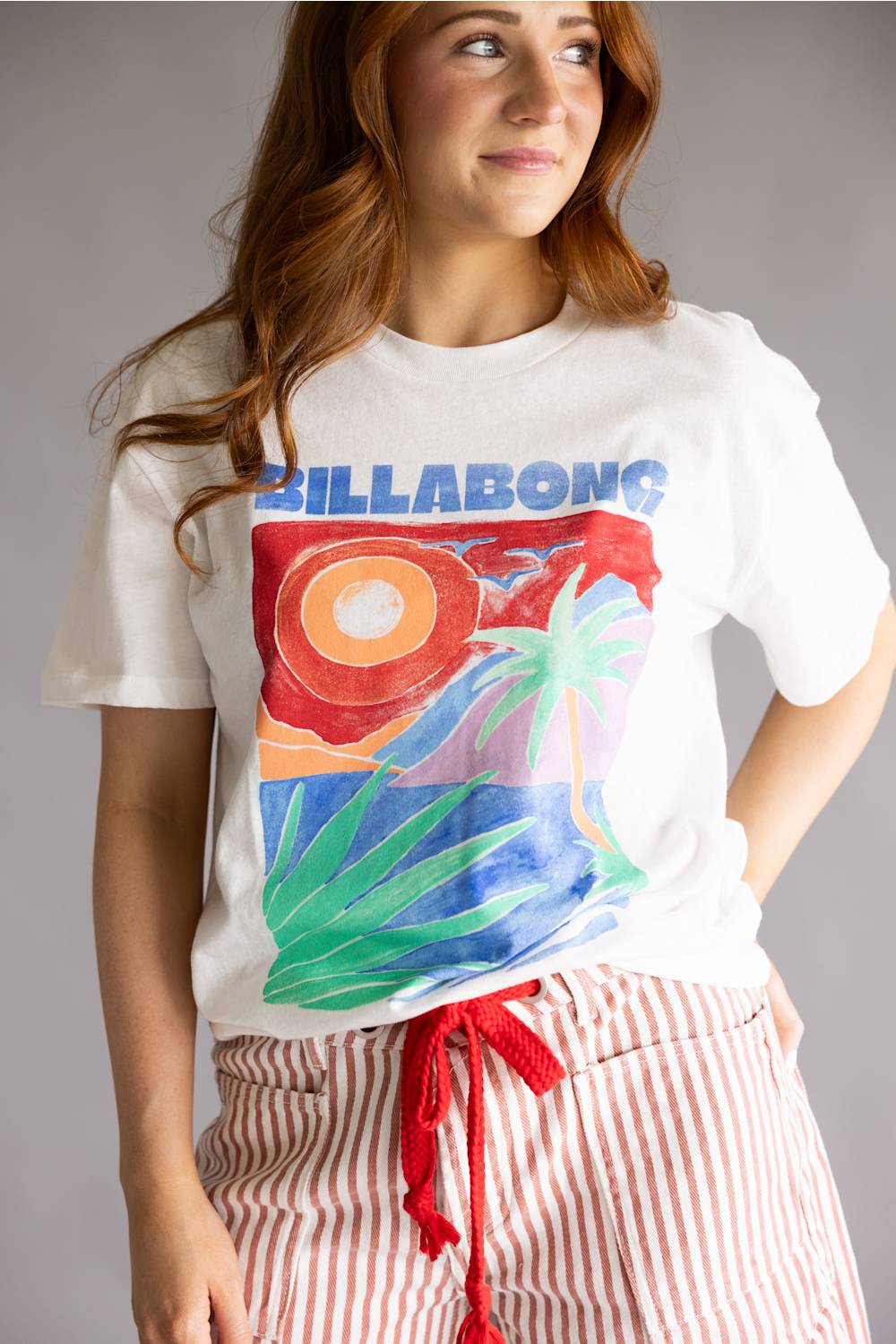 Billabong Highs and Lows Graphic T-Shirt White