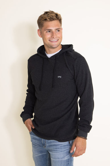 Billabong Keystone Pullover Thermal Hoodie for Men in Black
