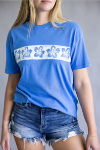 Billabong Somewhere Close Graphic T-Shirt for Women in Blue