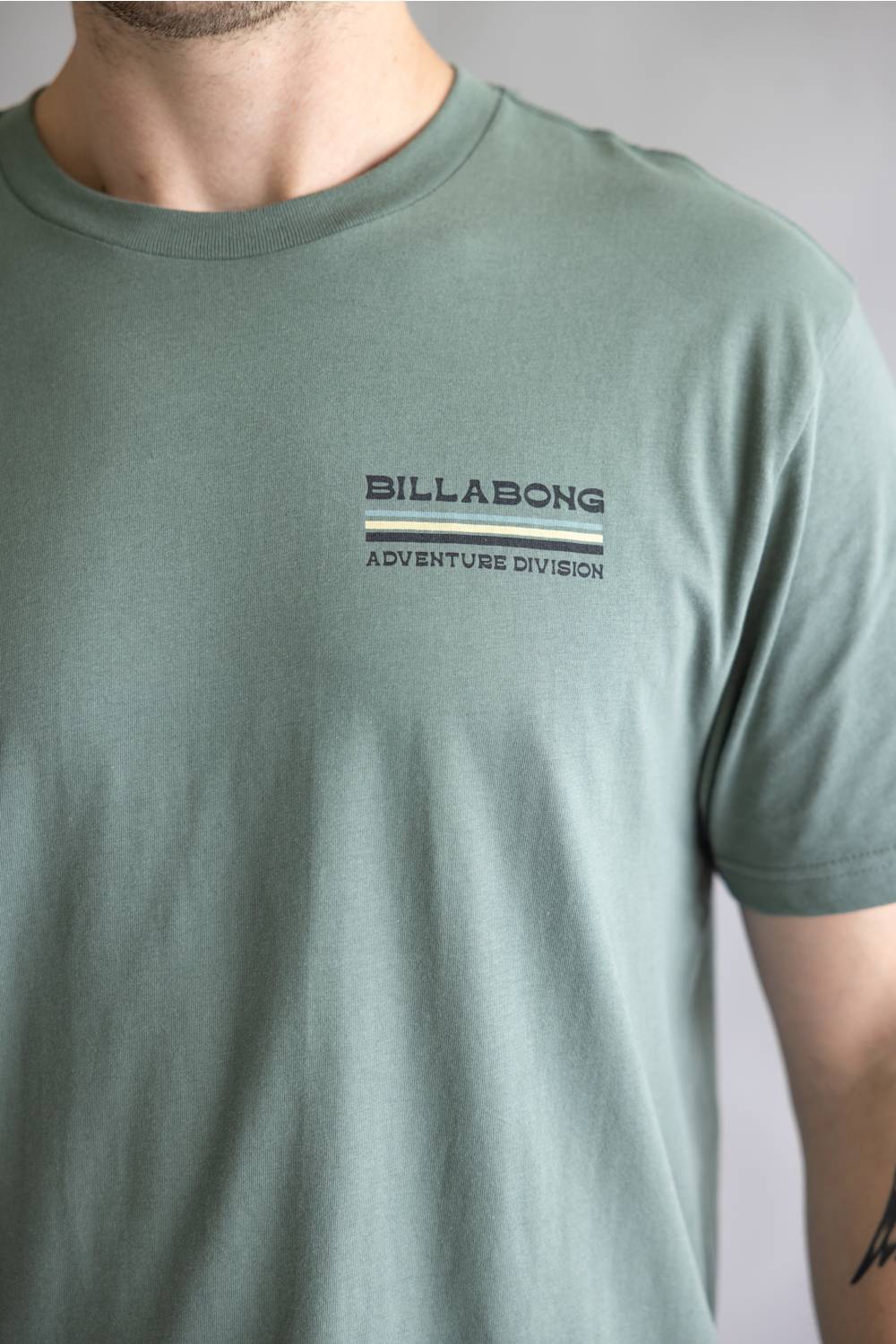 Billabong State Park Adiv T-Shirt for Men in Laurel Wreath