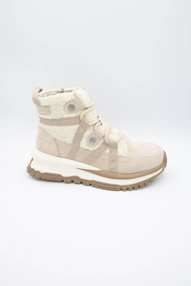 Blowfish Malibu Shoes Linx Sherpa Mid Sneakers for Women in Brown