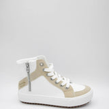Blowfish Malibu Shoes Rezzie Sneakers for Women in White Cobra
