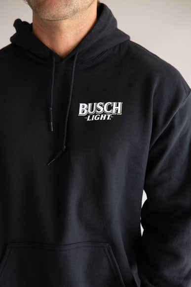Busch Buck Shield Graphic Sweatshirt for Men in Black
