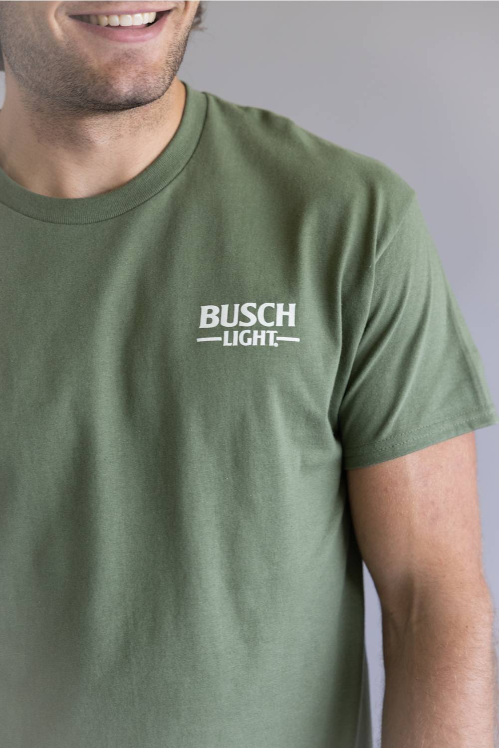 Busch Light Wildlife T-Shirt for Men in Green