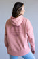 Carhartt Oversized Midweight Heart Graphic Hoodie for Women in Rose Tint