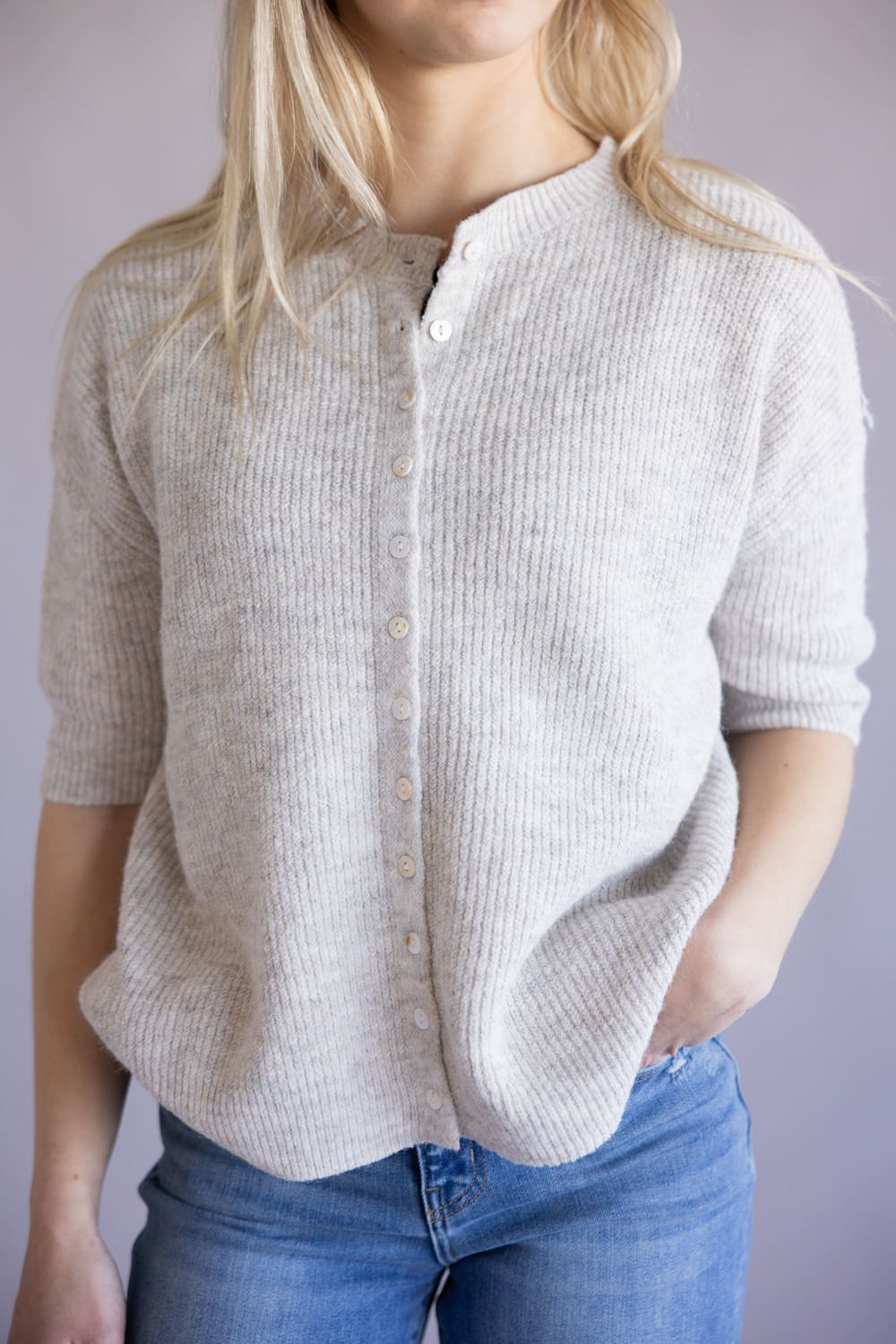 Things Between Cherie Cardigan for Women in Oatmeal