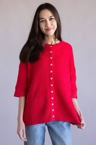 Things Between Cherie Cardigan for Women in Red