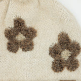 C.C. Daisy Pom Beanie for Women in Heather Beige