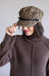 C.C. Newsboy Cap for Women in Leopard