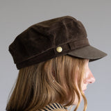 C.C. Newsboy Cap for Women in Brown