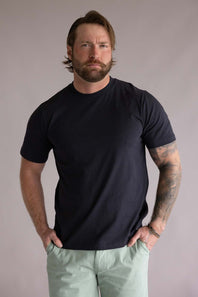 Industrie Classic Crew T-Shirt for Men in Midnight