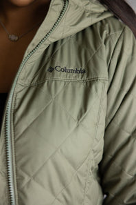 Columbia Copper Crest II Hooded Jacket for Women in Green