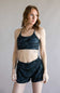 Local Girl Crossover Strap Sports Bra for Women in Black Camo