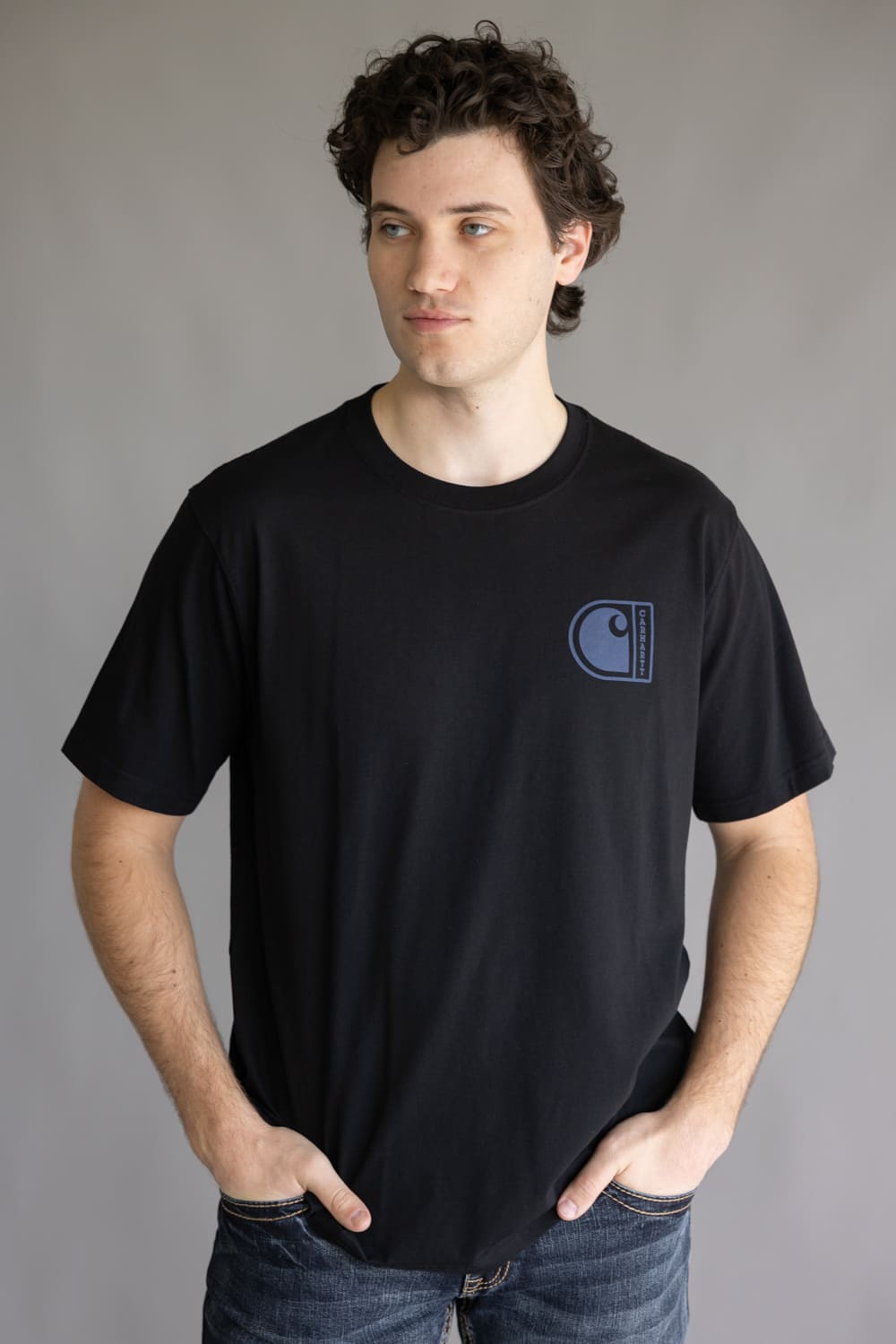 Carhartt C Graphic T-Shirt for Men in Black