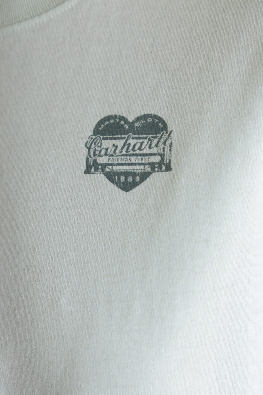 Carhartt Irvine Relaxed Heritage Heart T-Shirt for Women in Smoked Teal