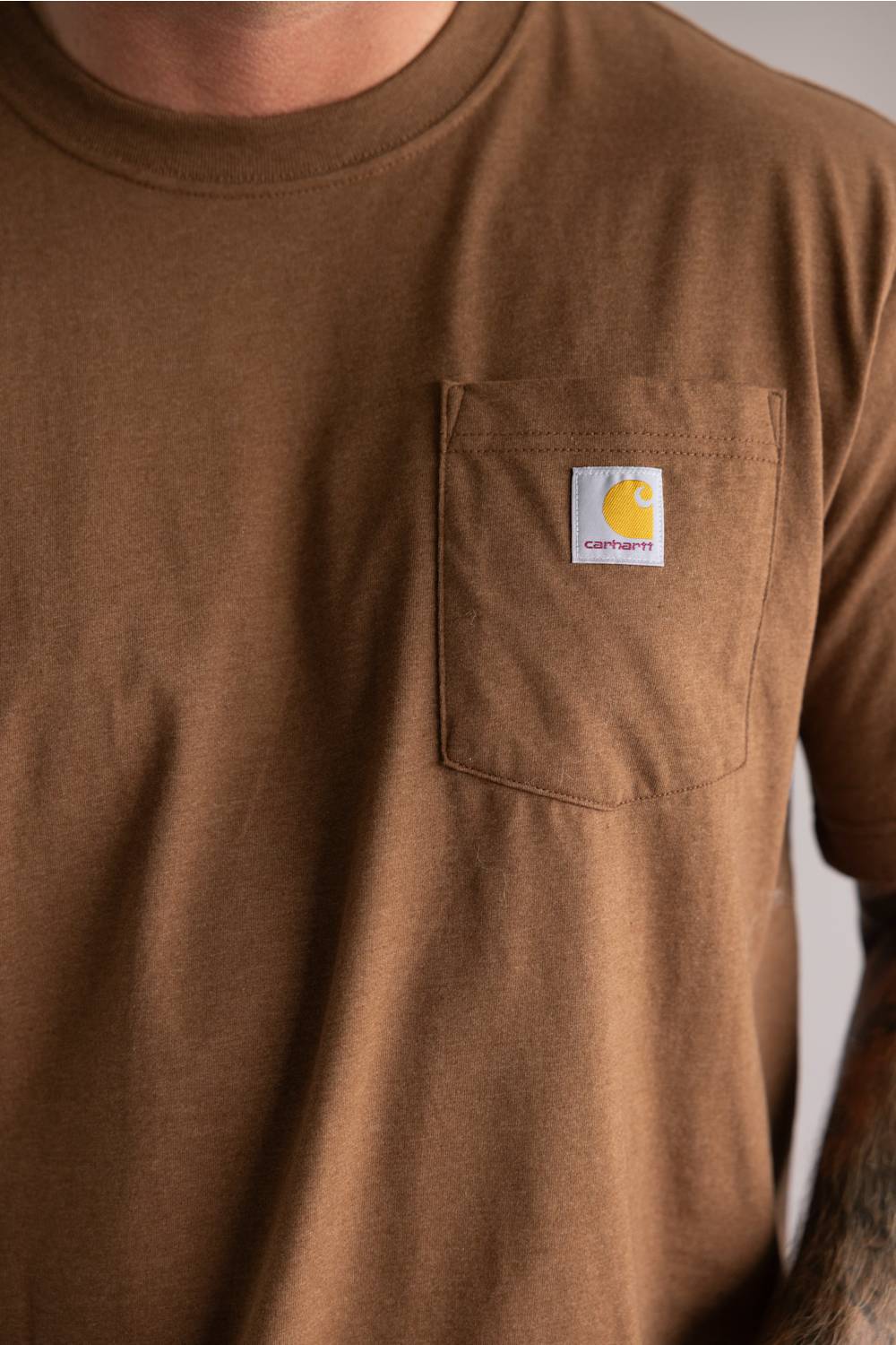 Carhartt Irvine Relaxed Outdoor T-Shirt for Men in Brown | 107447