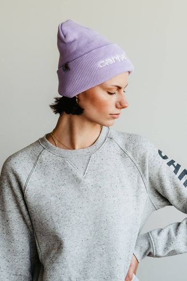 Carhartt Knit Cuff Beanie for Women in Purple
