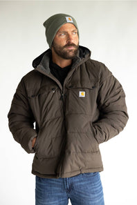 Carhartt Knit Cuffed Beanie in Dusty Olive