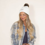 Carhartt Knit Pom-Pom Beanie for Women in White