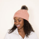 Carhartt Knit Pom-Pom Beanie in Pink