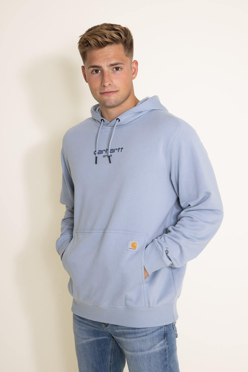 Carhartt light blue hoodie Clearance