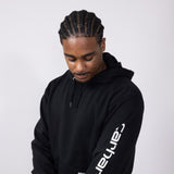 Carhartt Logo Sleeve Graphic Hoodie for Men in Black