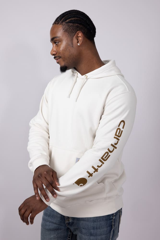 Mens Hoodies Sleeve Small Carhartt Hoodie Carhartt Logo Sleeve