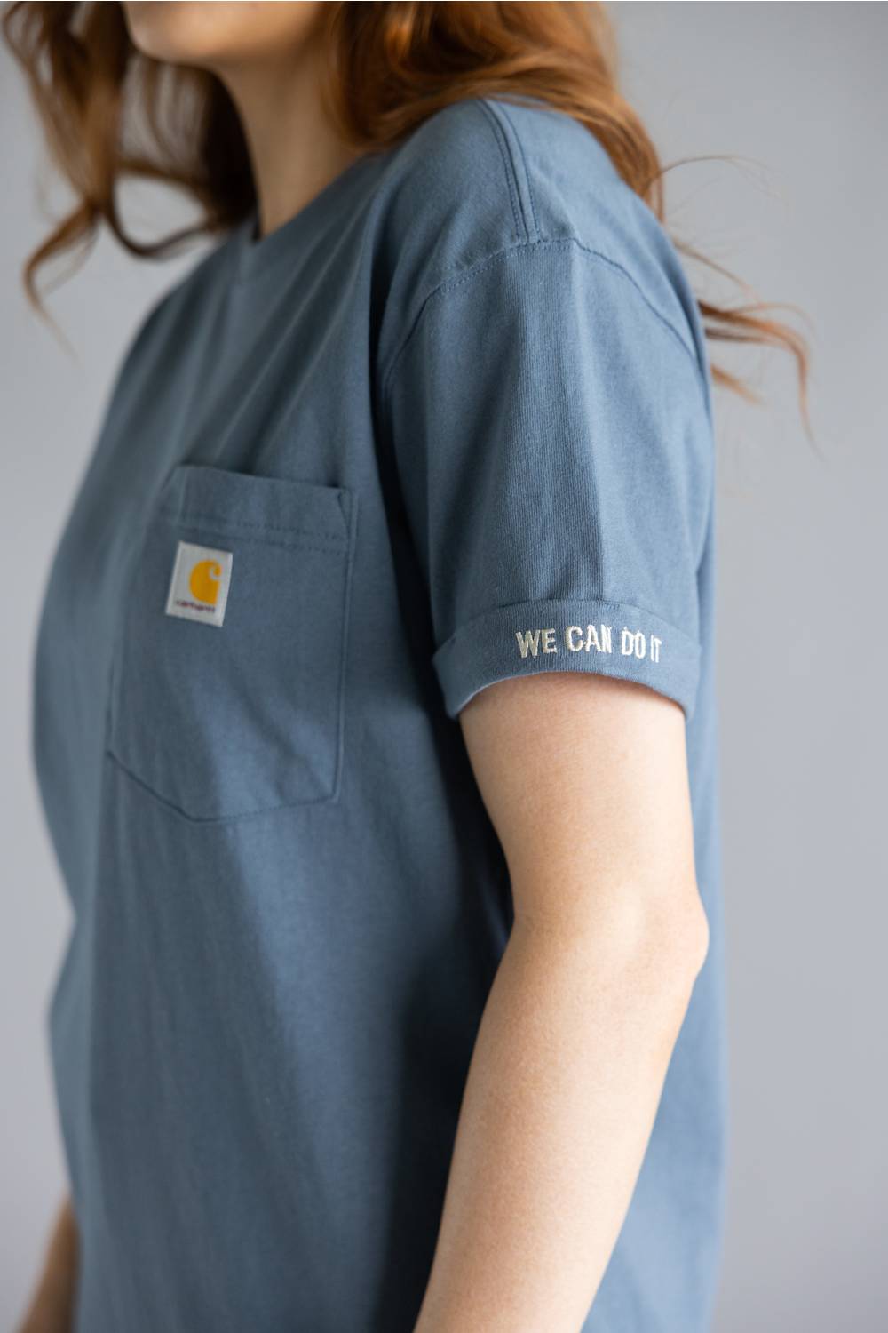 Carhartt Loose Fit Rosie T-Shirt for Women in Iron Blue