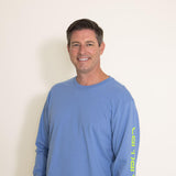 Carhartt Loose Heavyweight Long Sleeve T-Shirt for Men in Skystone Blue