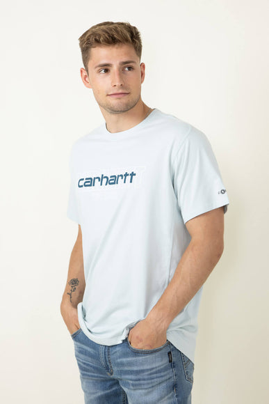 Carhartt Force Graphic T-Shirt for Men in Light Blue