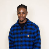 Carhartt Rugged Flex Flannel Plaid Shirt for Men in Blue/Black