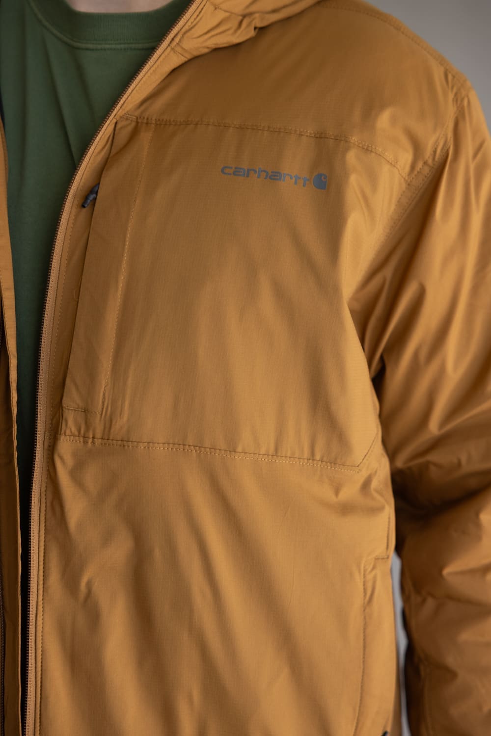 Carhartt Rugged Flex Relaxed Fit Lightweight Stretch Insulated for Men in Brown