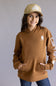 Carhartt Youth Classic Pullover Hoodie for Girls in Brown
