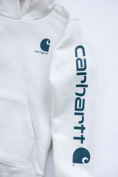 Carhartt Youth Classic Pullover Hoodie in Light Beige
