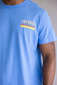 Chubbies The Heck Yes Brother T-shirt for Men in Blue