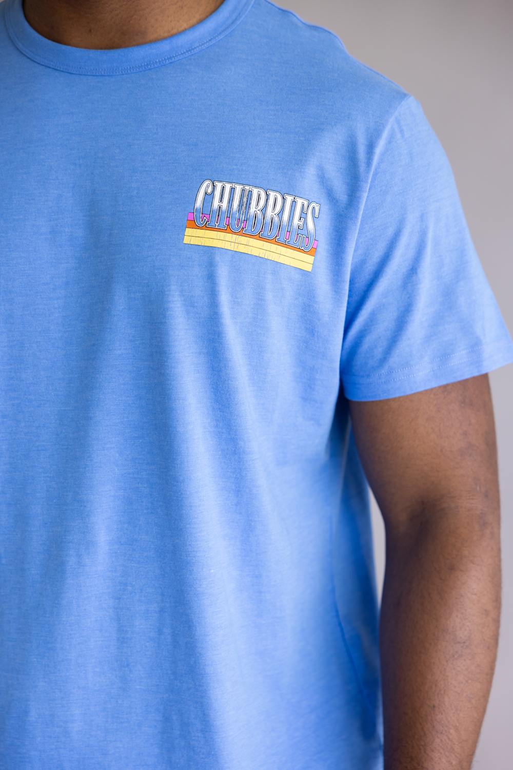Chubbies The Heck Yes Brother T-shirt for Men in Blue