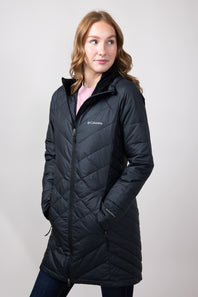 Columbia Heavenly Long Hooded Jacket for Women in Black