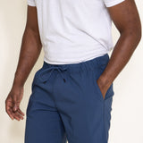 Copper & Oak Tech Pull On Shorts for Men in Blue