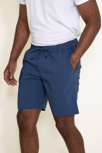 Copper & Oak Tech Pull On Shorts for Men in Blue