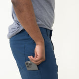 Copper & Oak Utility Flex Shorts for Men in Blue