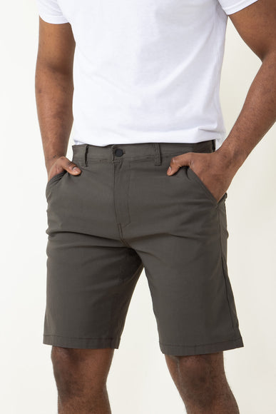 Copper & Oak Utility Flex Shorts for Men in Green 