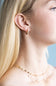 Cubic Zirconia Huggie Hoop Earrings for Women in Gold