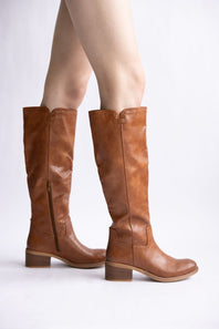 Diba True Wings Up Tall Boots for Women in Cognac