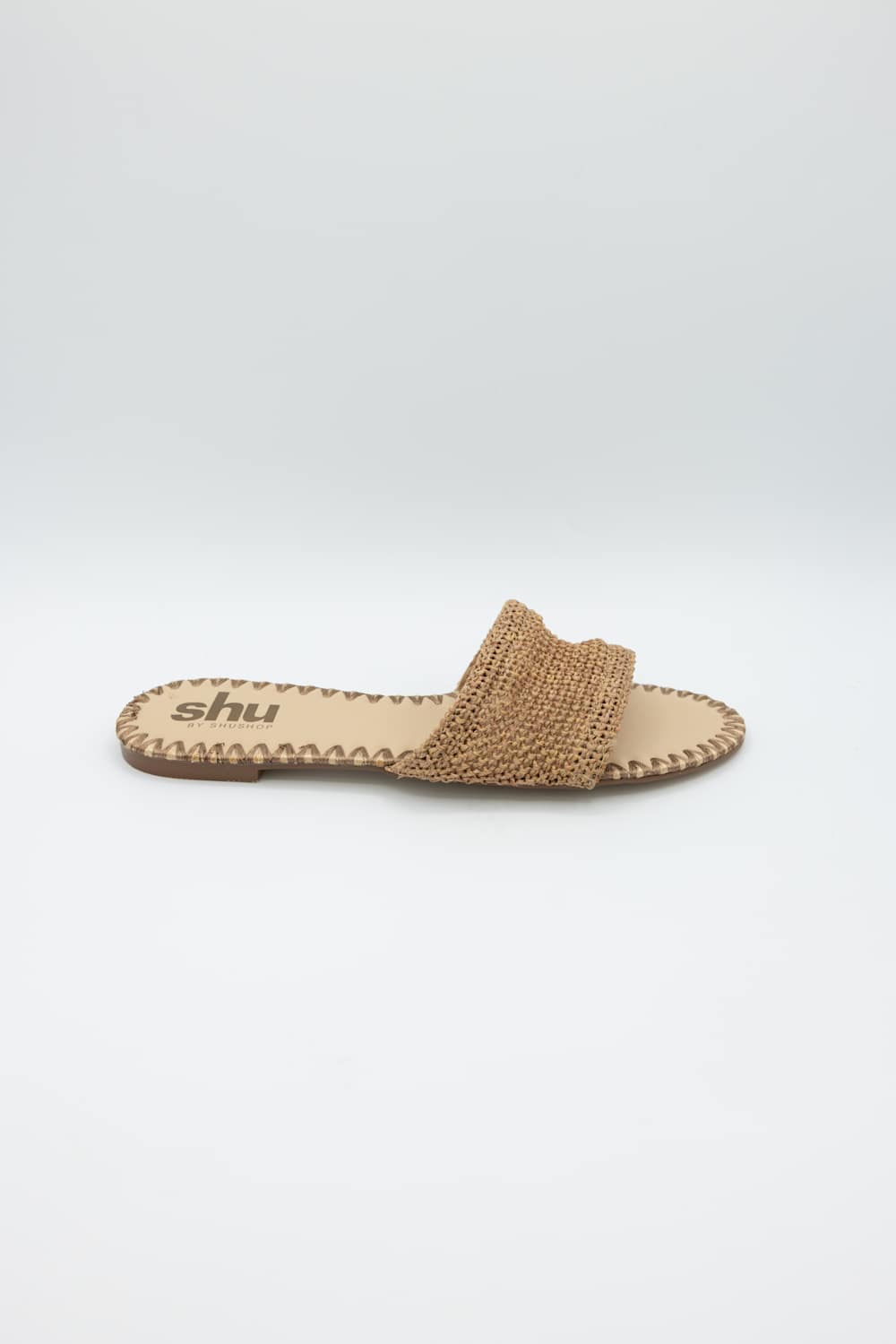 Shu Shop Dixie Slide Sandals for Women in Taupe | DIXIE-TAUPE