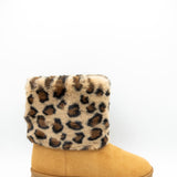 Top Guy Denmark Platform Booties for Women in Leopard