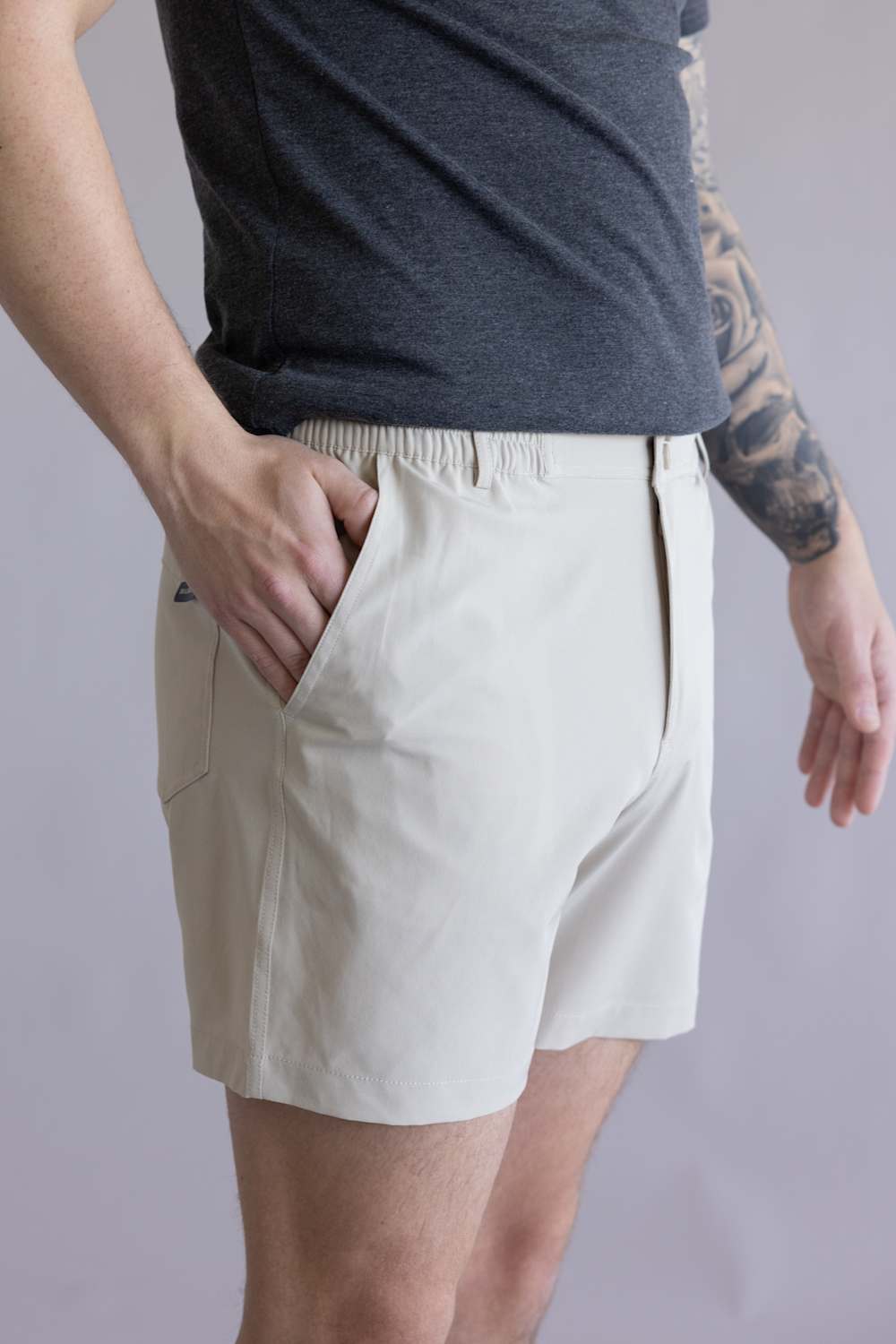Burlebo Everyday Short for Men in Khaki