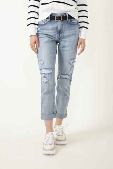Eunina Super High Rise Boyfriend Jeans for Women 