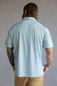 1897 Legends Geo Polo for Men in Olive Blue